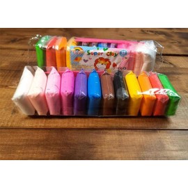 خمیر بازی کلی 12 رنگ کوچک /عمده/